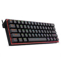 Teclado Mecânico Redragon Fizz Rgb Branco/cinza K617 Us Red