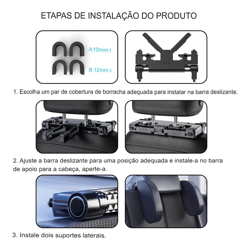 Travesseiro ajustável para carro